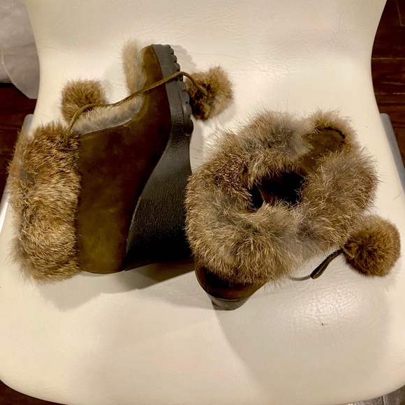 NEW☀️ COACH ☀️FUR Q012 Kataya F05 Boots/Booties